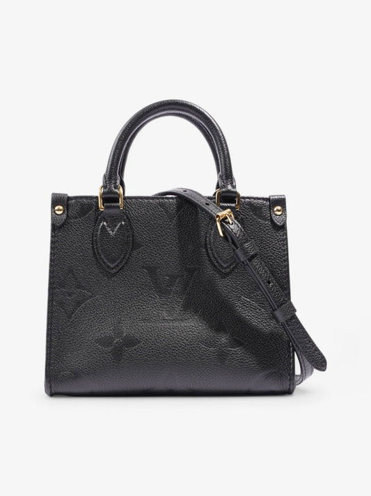 Louis Vuitton OnTheGo Black Empreinte Leather BB