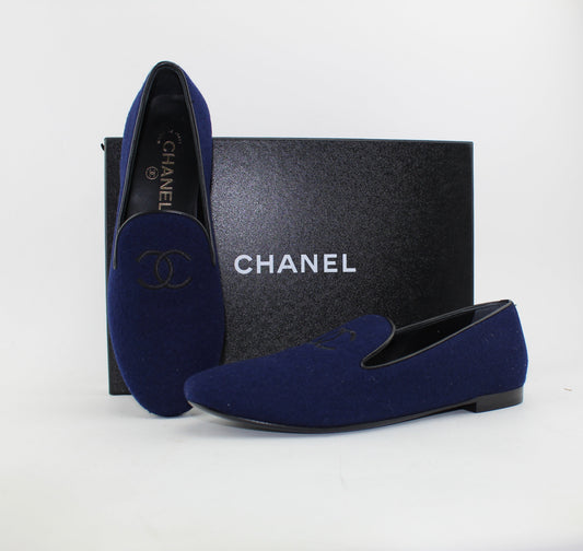 CHANEL MOCASSIN LOAFERS SIZE 37