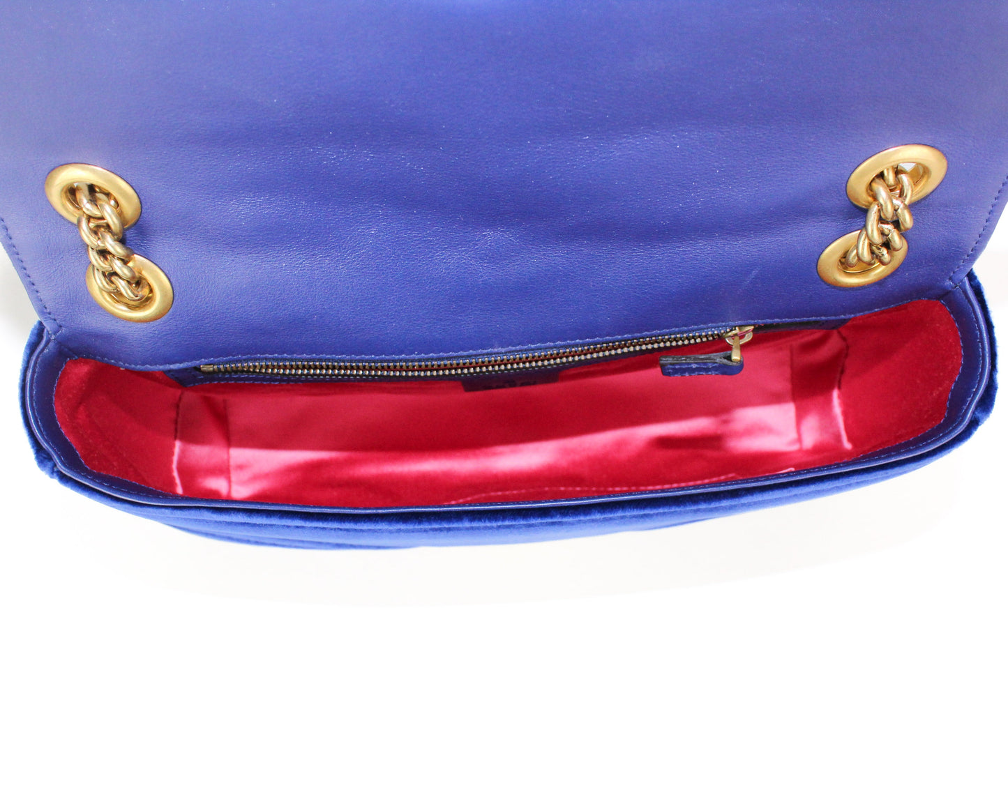Gucci Medium GG Marmont Velvet Shoulder Bag