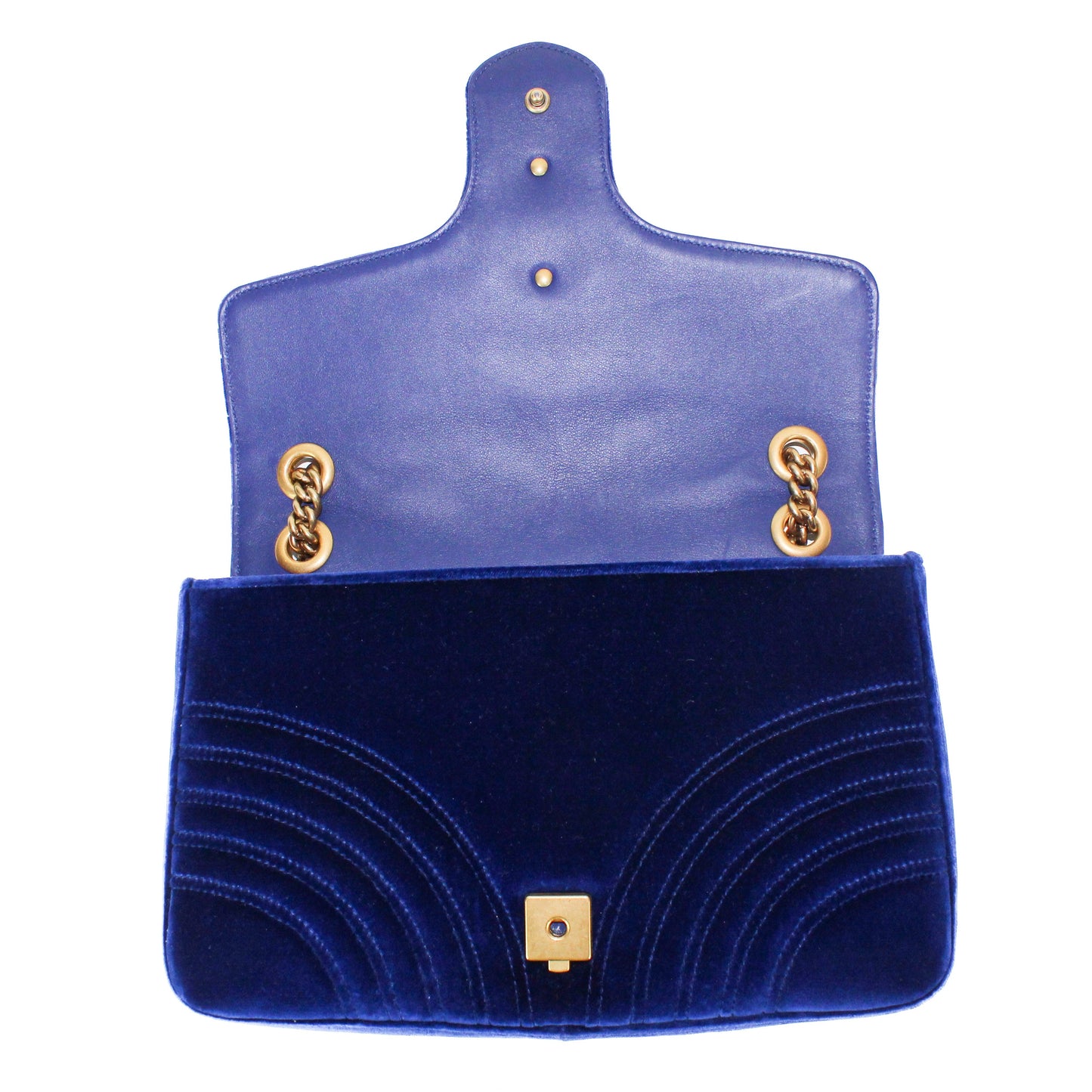 Gucci Medium GG Marmont Velvet Shoulder Bag