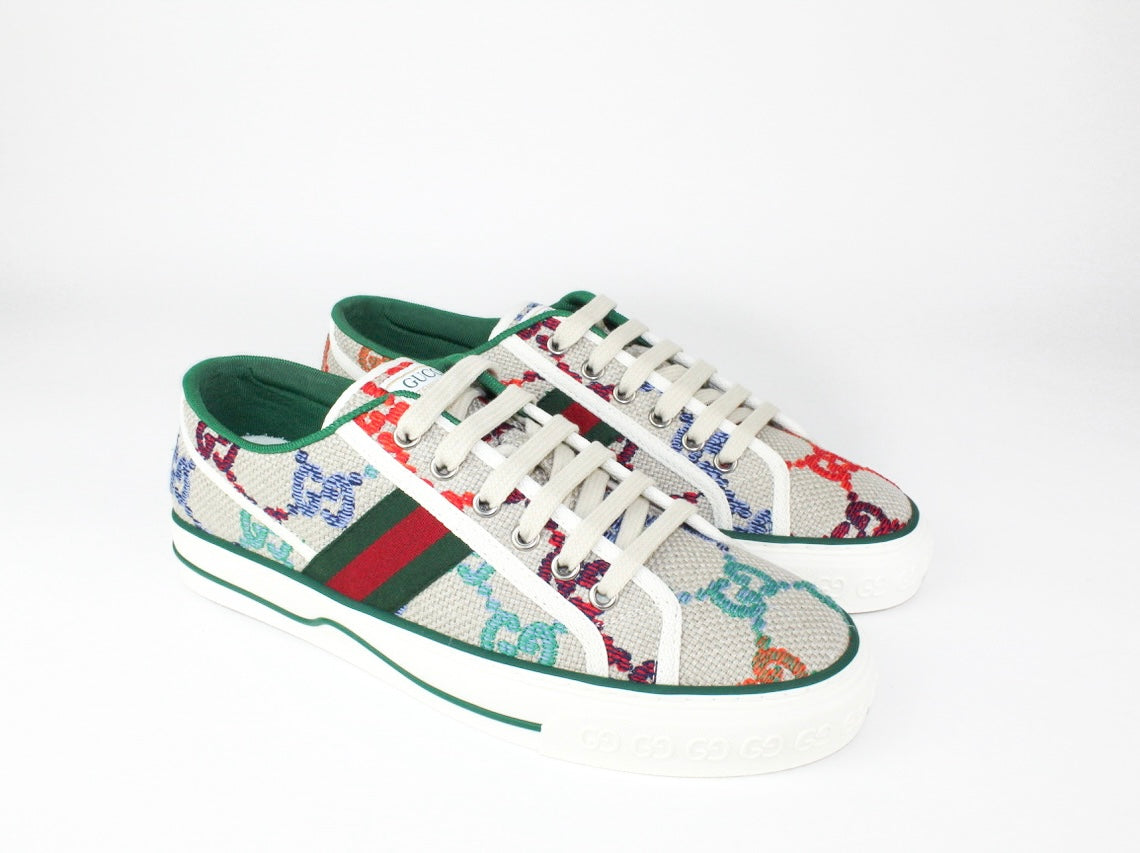 Gucci Tennis 1977 Sneakers in GG Linen Fabric