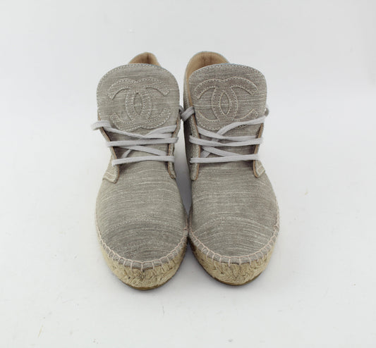 CHANEL ESPADRILLES size 37