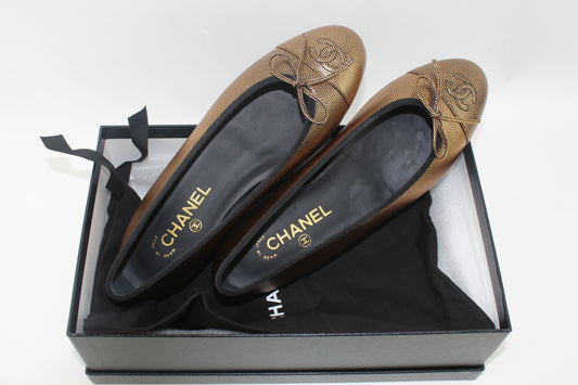 CHANEL BALLERINA FLATS SIZE 39