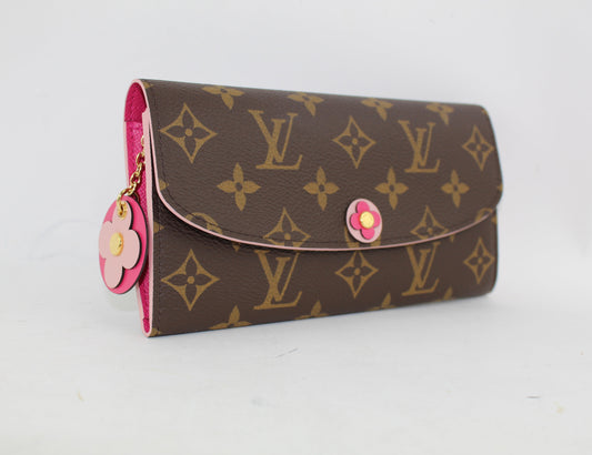 LOUIS VUITTON EMILIE BLOOMS FLOWER WALLET