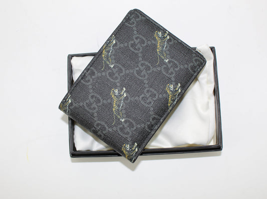 GUCCI GG WALLET WITH TIGER PRINT