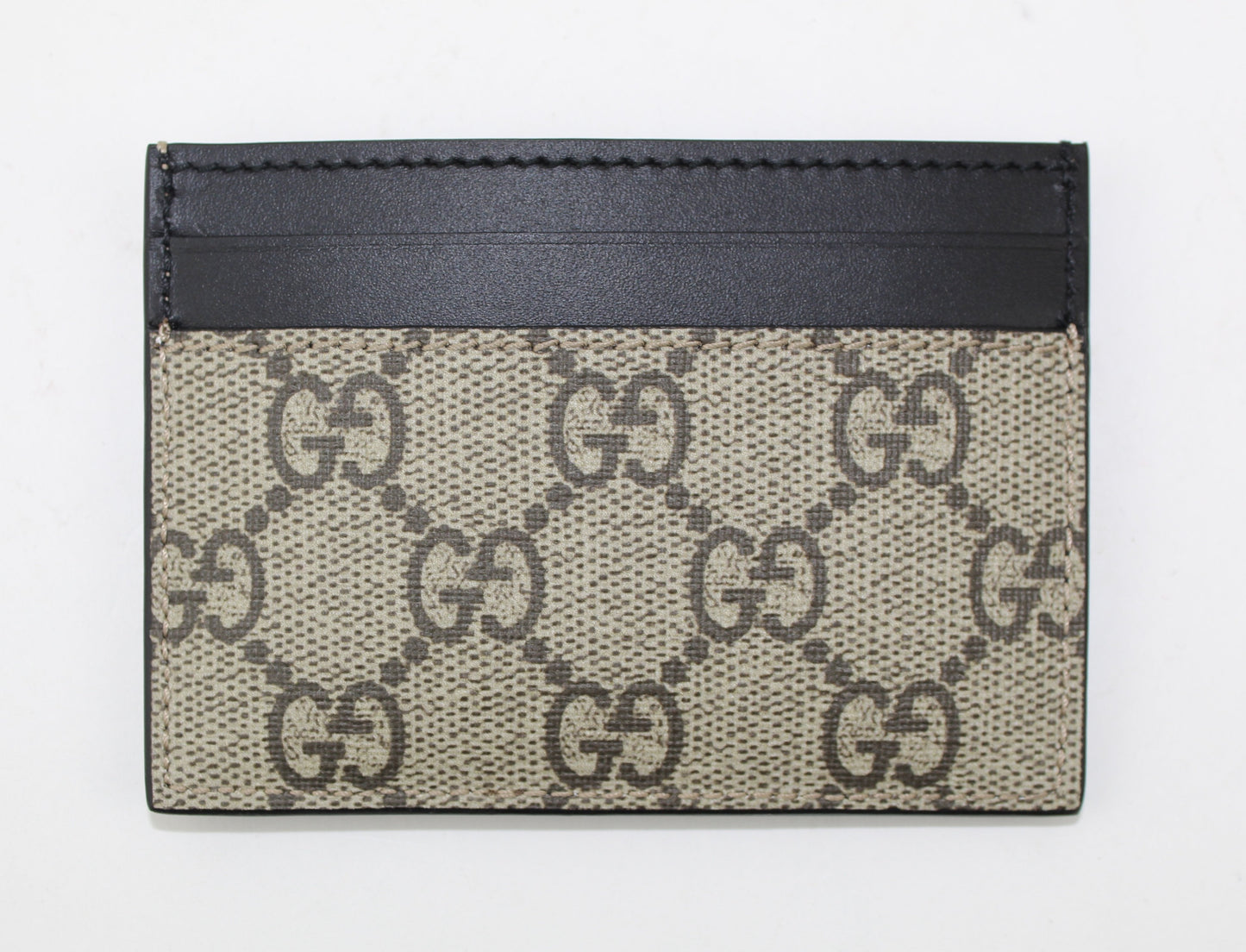 GUCCI TIGER PRINT GG SUPREME CARD CASE