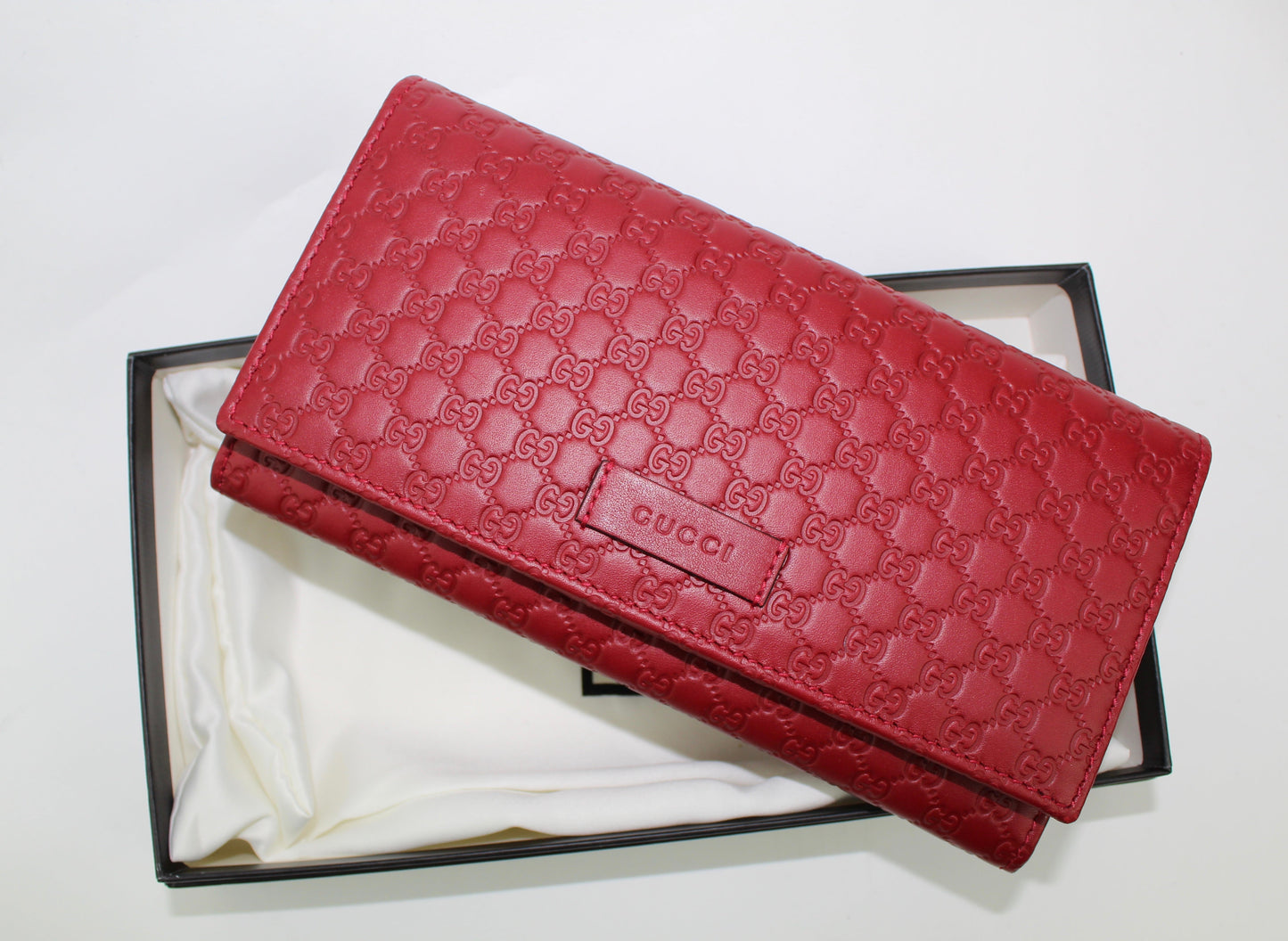 GUCCI MICROGUCCISSIMA CONTINENTAL FLAP WALLET