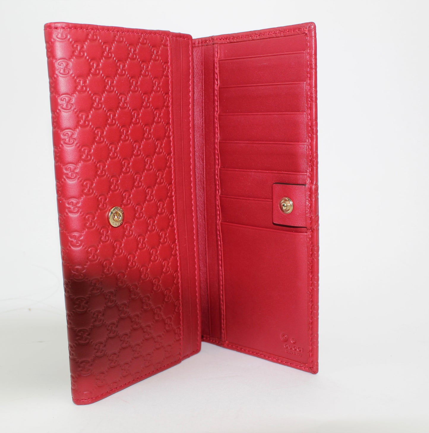 GUCCI MICROGUCCISSIMA CONTINENTAL FLAP WALLET