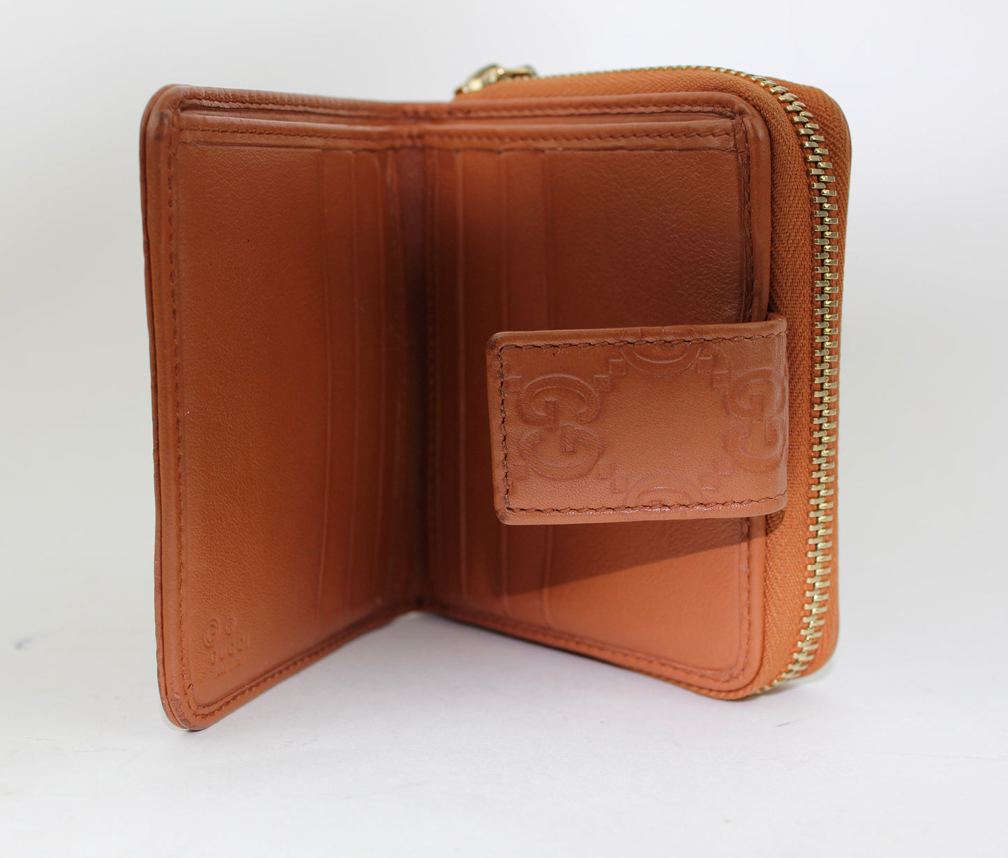 GUCCI LEATHER SIGNATURE WALLET