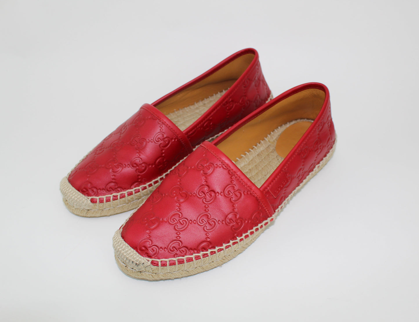 GUCCI SIGNATURE LEATHER ESPADRILLE