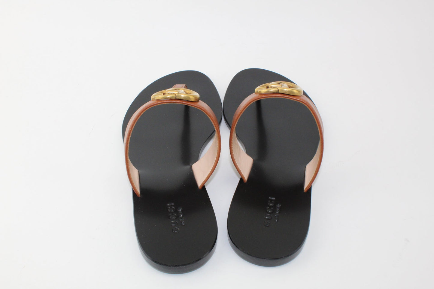 Gucci Thong Sandal Cognac