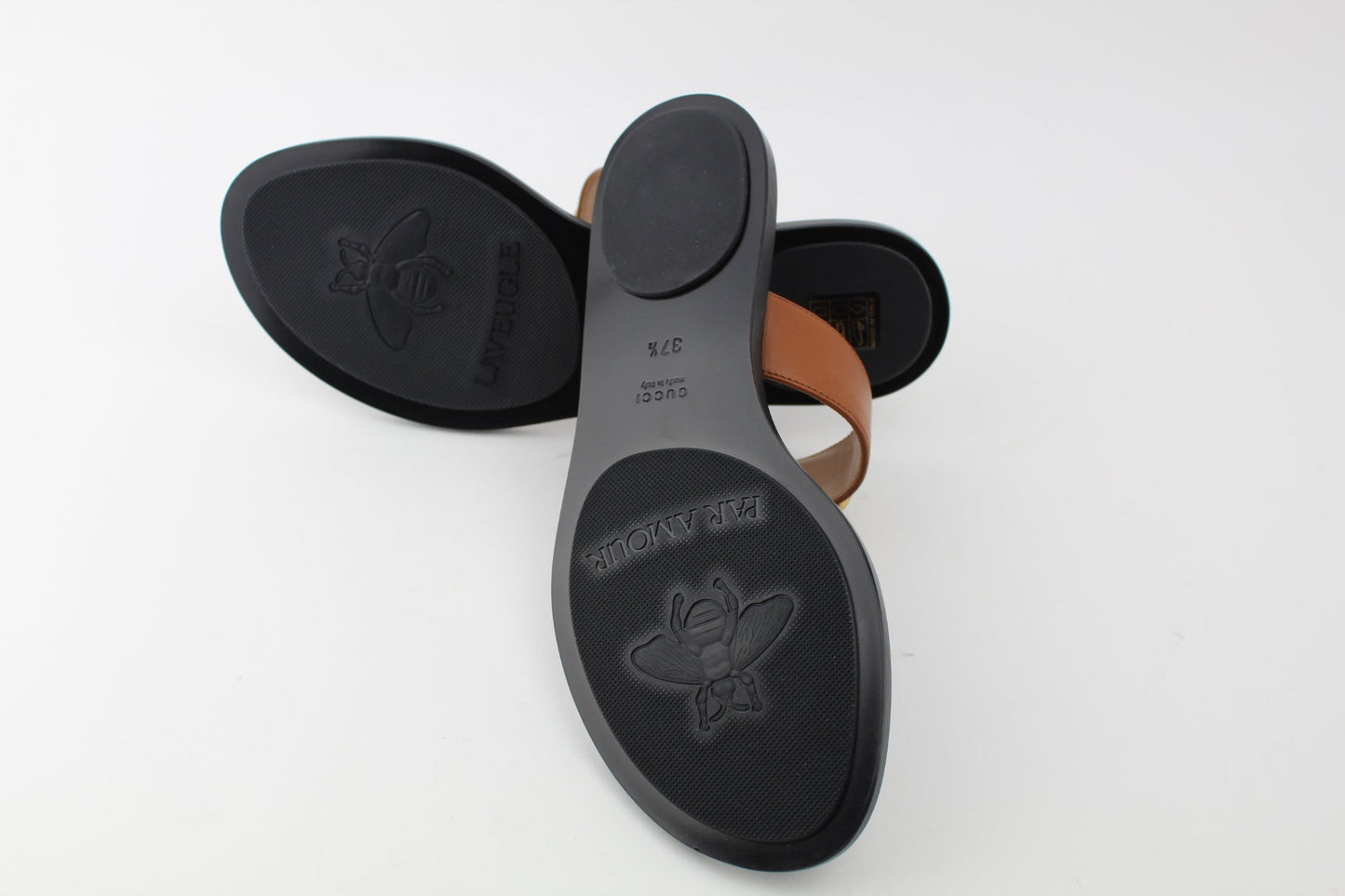 Gucci Thong Sandal Cognac