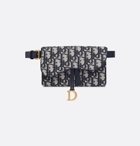 DIOR OBLIQUE SADDLE BELT BAG