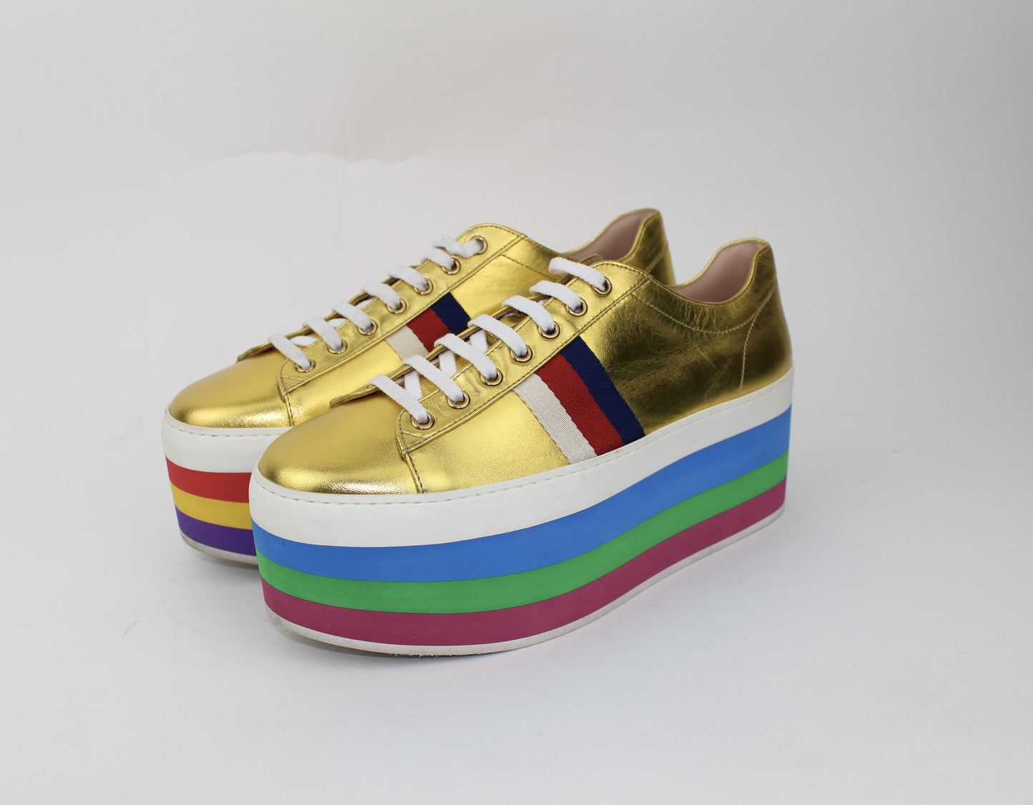GUCCI PEGGY PLATFORM SNEAKERS