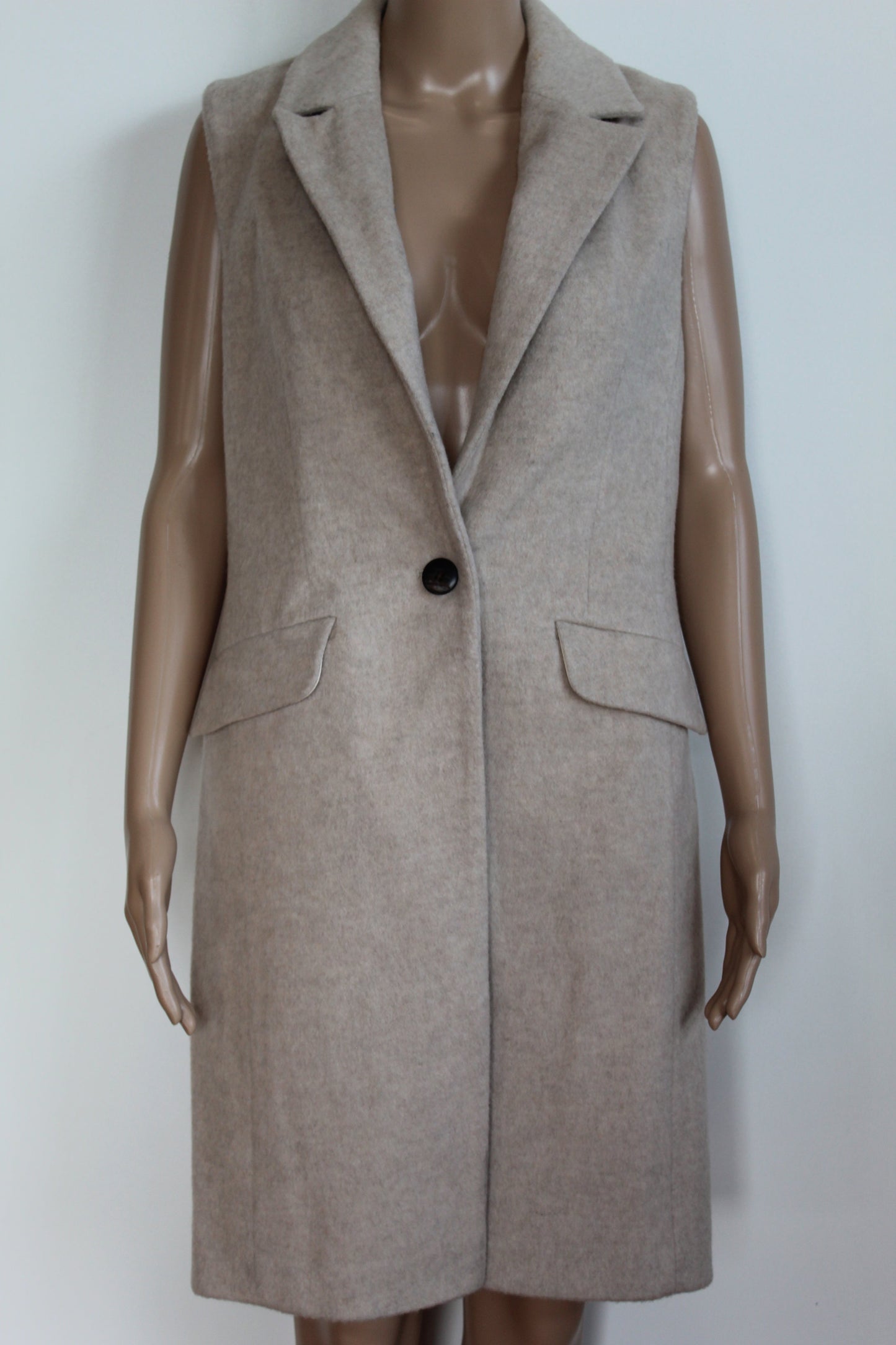 Intermix Wool Sleeveless Waistcoat