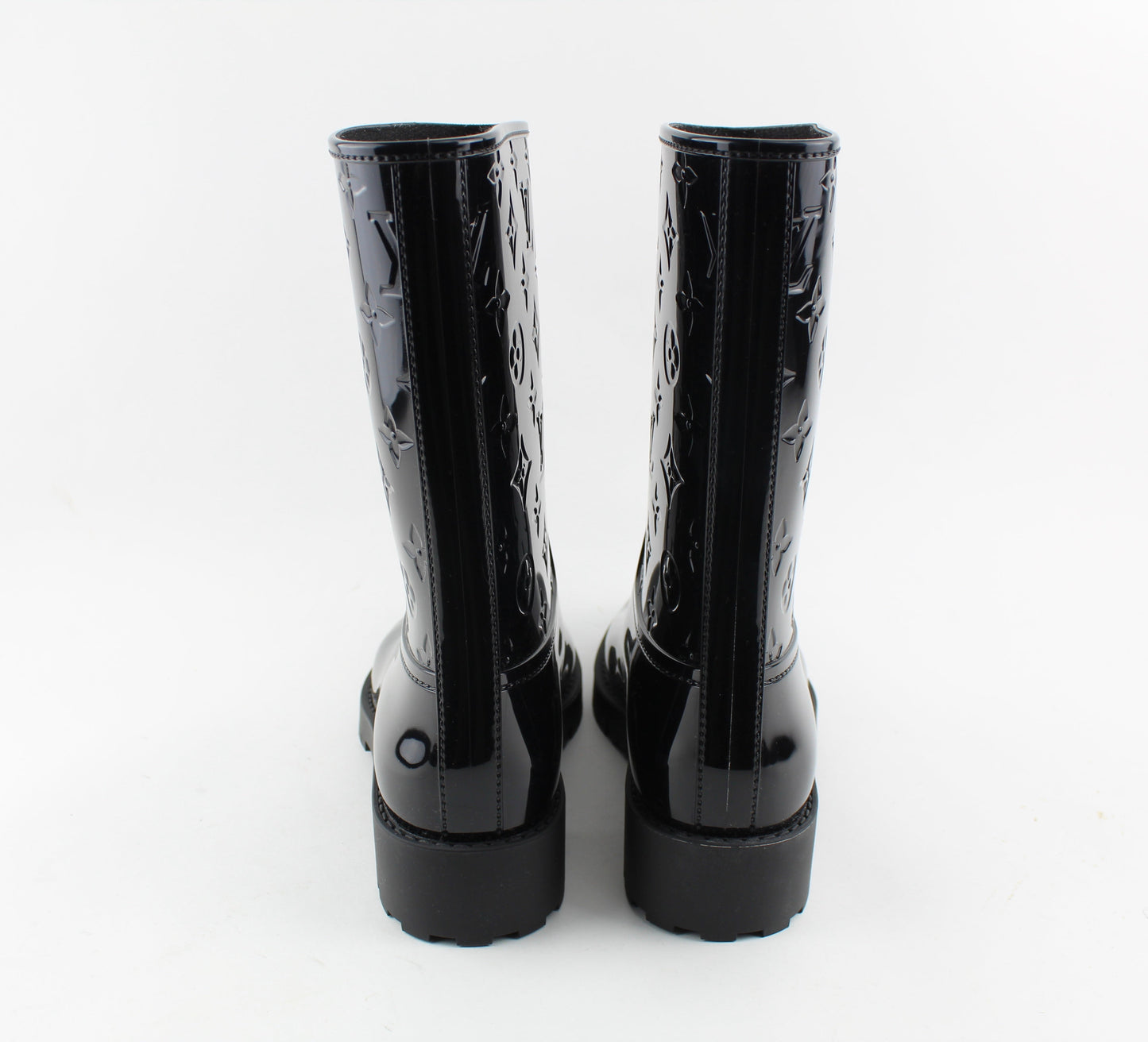 LOUIS VUITTON DROPS FLAT HALF BOOT SIZE 38