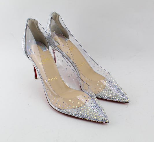 CHRISTIAN LOUBOUTIN  DEGRASTRASS PVC 85 MM SIZE 39