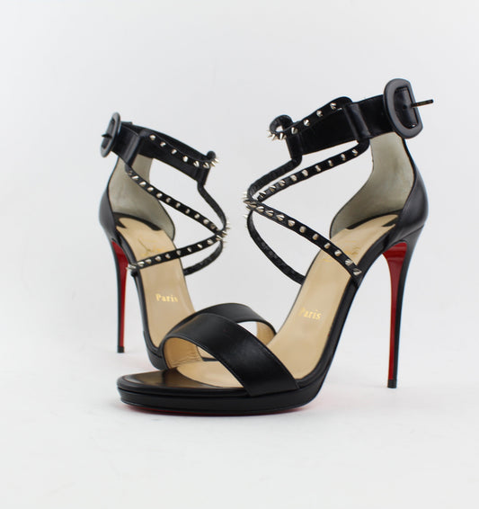 CHRISTIAN LOUBOUTIN  CHOCA LUX 120 SIZE 39.5