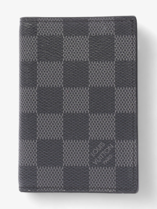 Louis Vuitton Pocket Organiser Wallet Damier Graphite Coated Canvas