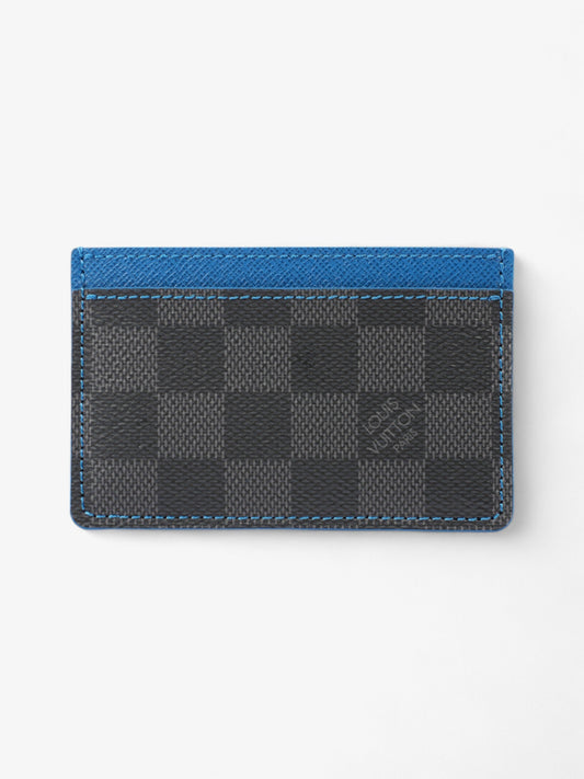 Louis Vuitton Card Holder Damier Graphite / Blue Coated Canvas