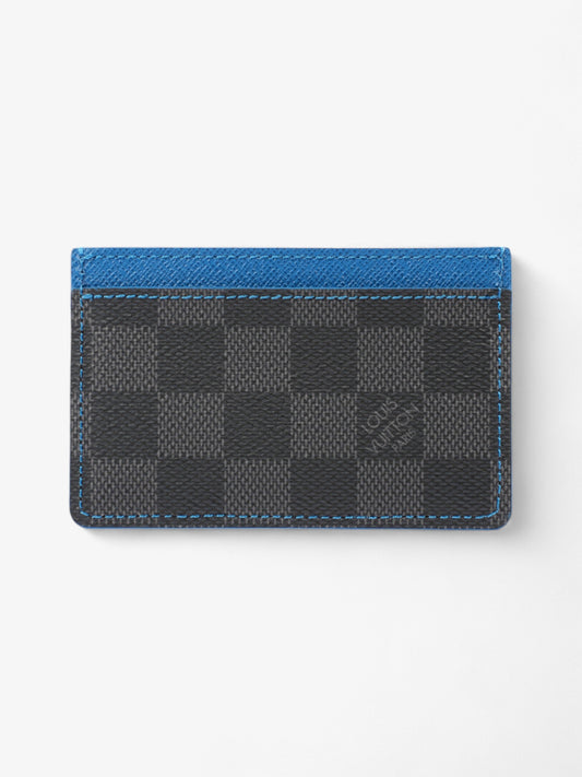 Louis Vuitton Card Holder Damier Graphite / Blue Coated Canvas