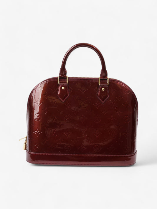 Louis Vuitton Alma Monogram Vernis / Amarante Vernis Leather PM