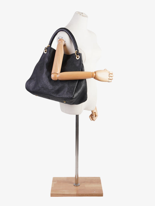 Louis Vuitton Artsy Black Monogram Empreinte Leather GM