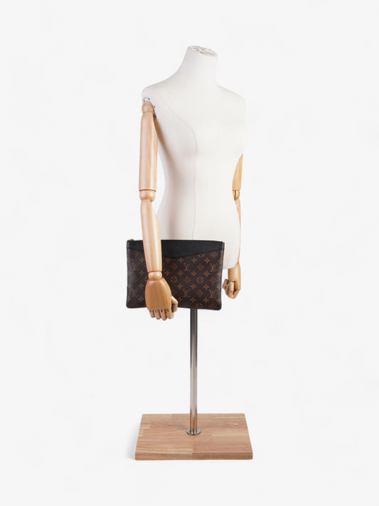 Louis Vuitton Daily Pouch Monogram / Black Coated Canvas
