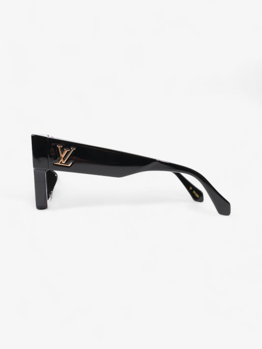 Louis Vuitton Cyclone Glasses Black / Gold / White Acetate