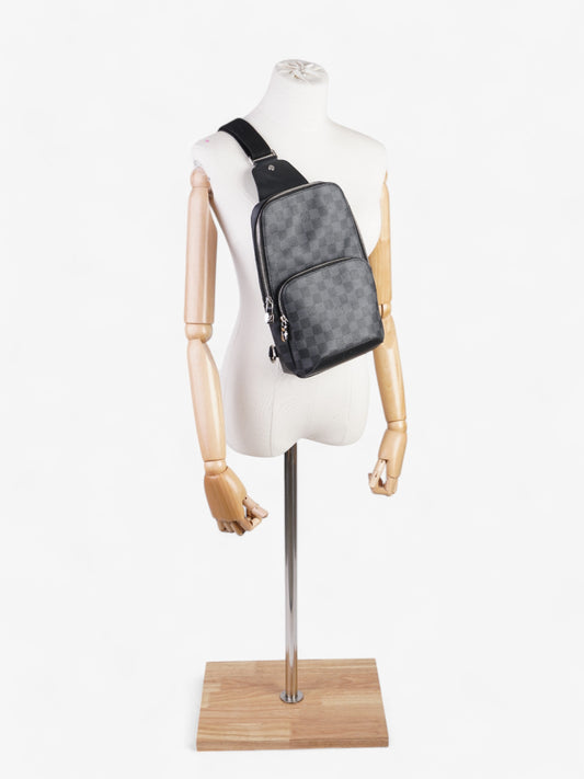 Louis Vuitton Avenue Sling Bag Damier Graphite Coated Canvas Monogram / Black Coated Canvas