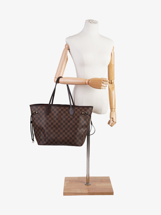Louis Vuitton Neverfull Damier Ebene Coated Canvas MM