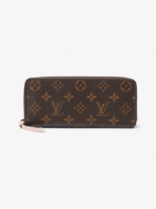 Louis Vuitton Clemence Monogram / Rose Ballerine Coated Canvas