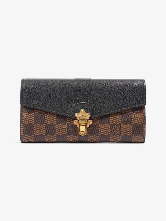 Louis Vuitton Clapton Damier Ebene / Black Coated Canvas
