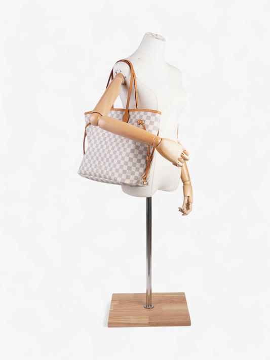 Louis Vuitton Neverfull Damier Azur Coated Canvas MM