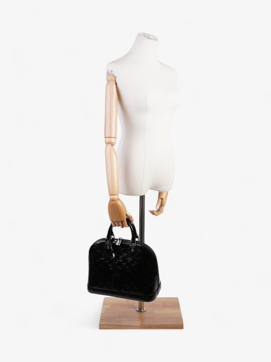 Louis Vuitton Alma Monogram Vernis / Black Vernis Leather PM