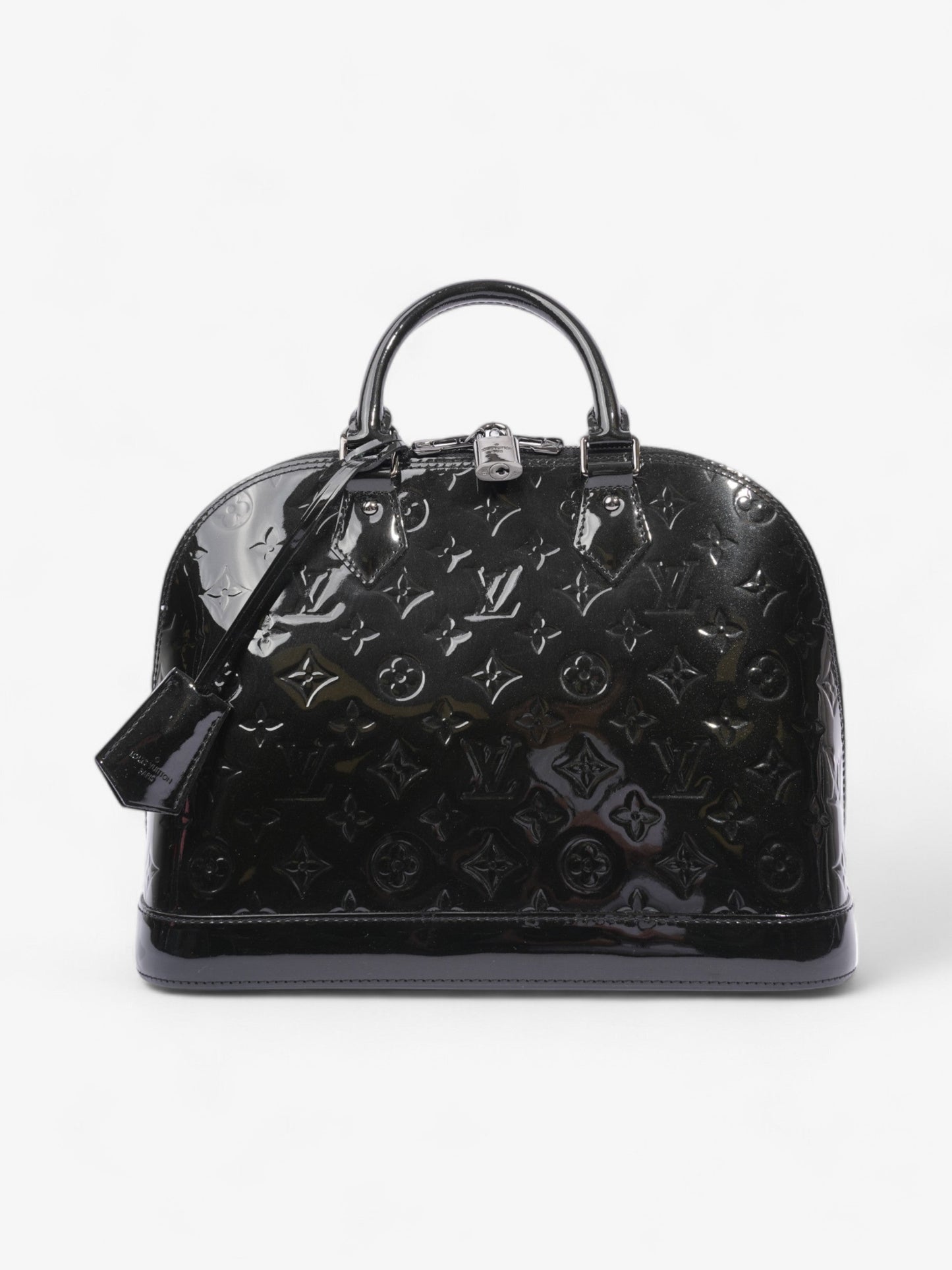 Louis Vuitton Alma Monogram Vernis / Black Vernis Leather PM