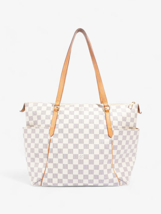 Louis Vuitton Totally Damier Azur Coated Canvas MM