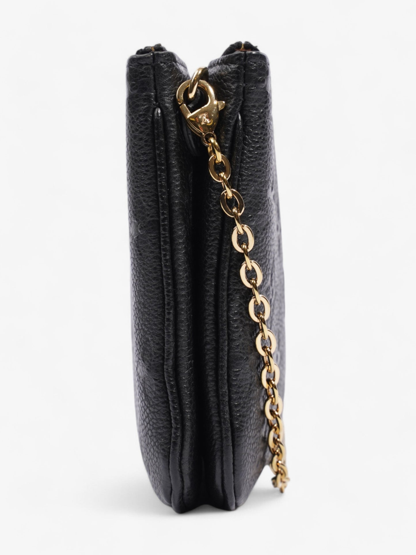 Louis Vuitton Double Zip Pochette Monogram Empreinte Empreinte Leather