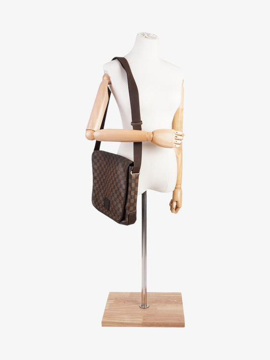 Louis Vuitton Brooklyn Damier Ebene Coated Canvas MM