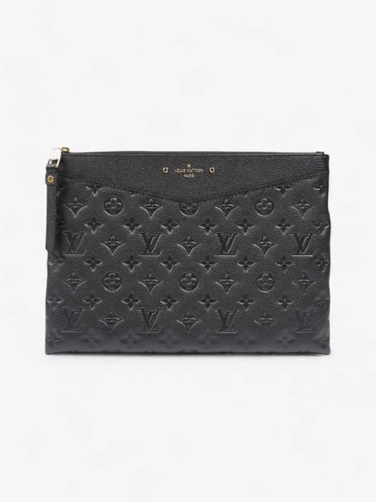Louis Vuitton Daily Pouch Black Empreinte Leather