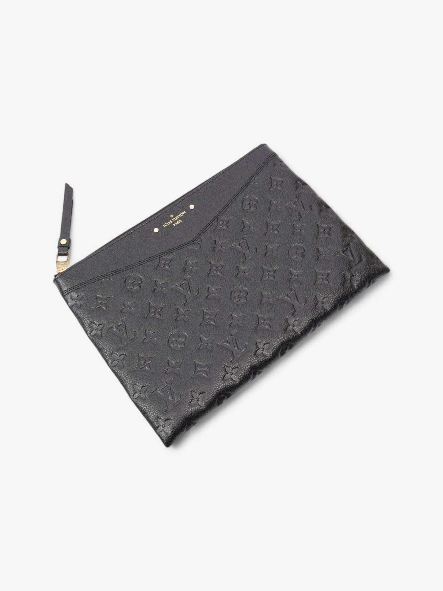 Louis Vuitton Daily Pouch Black Empreinte Leather