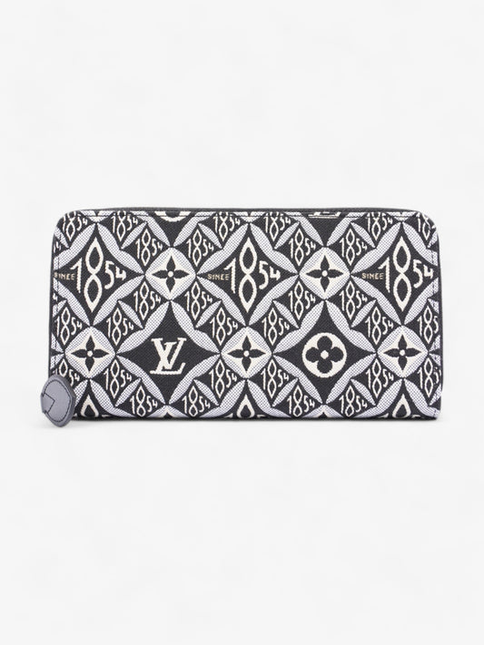 Louis Vuitton Since 1854 Zippy Wallet Black And White Jacquard Monogram Canvas
