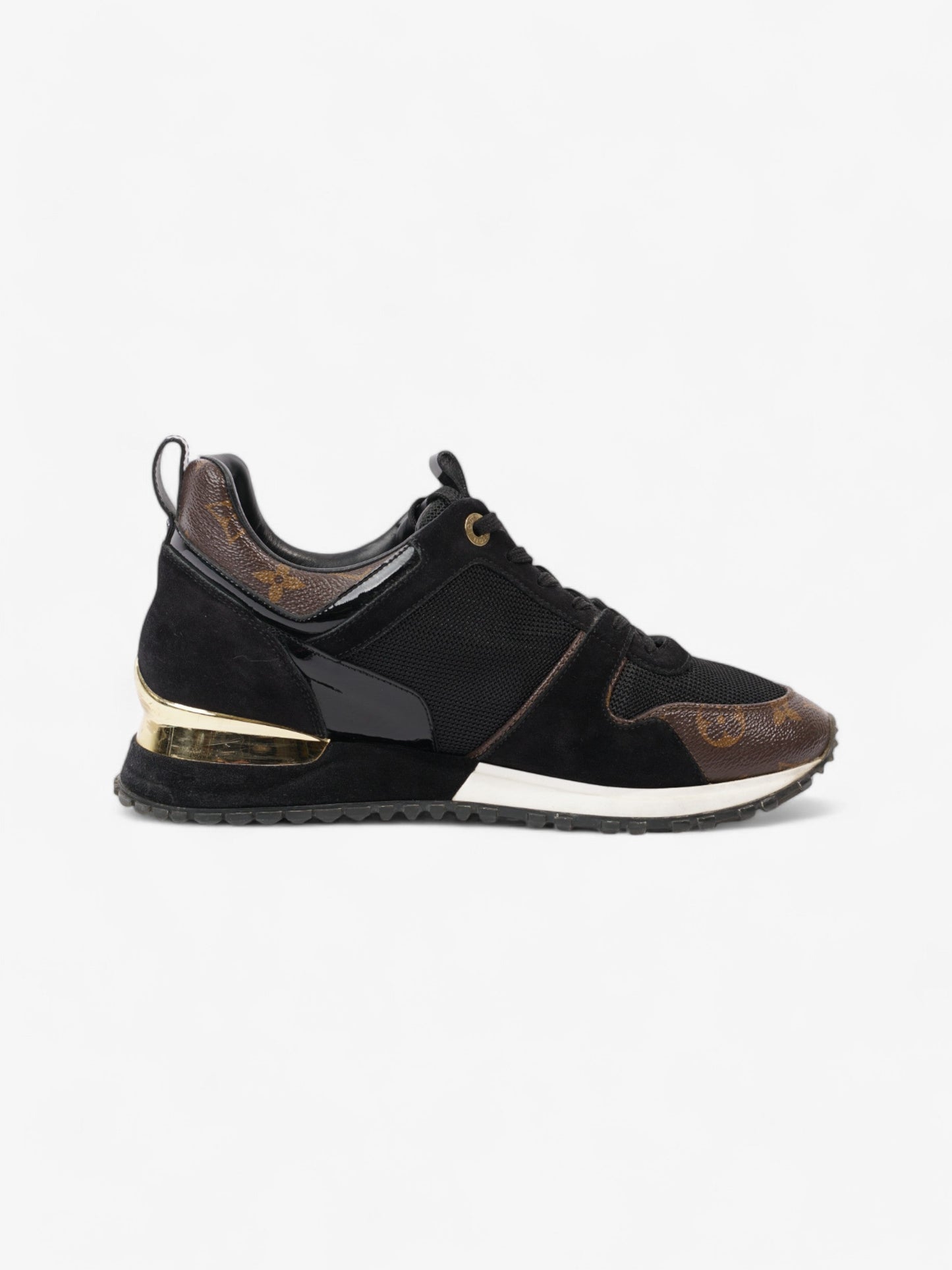 Louis Vuitton Run Away  Black / Monogram Mesh EU 39 UK 6