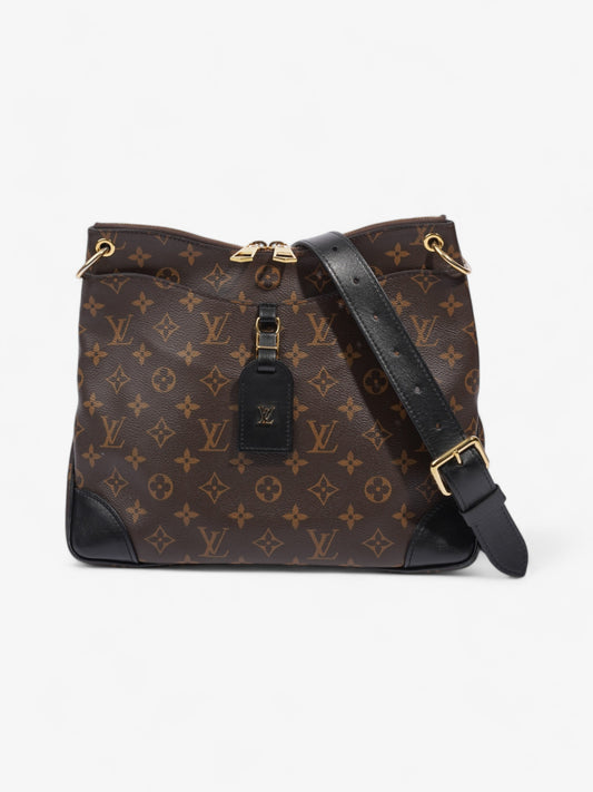Louis Vuitton Odeon Monogram / Black Coated Canvas MM