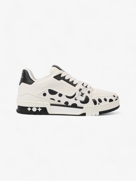 Louis Vuitton Yayoi kusaka Infinity Dots  White  / Black Leather EU 40 UK 6