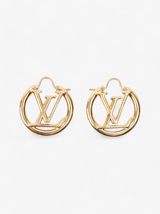 Louis Vuitton Louise Earrings Gold Base Metal PM