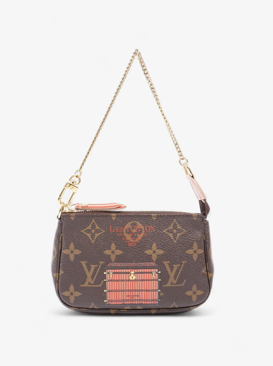 Louis Vuitton Mini Pochette Accessoires Limited Edition Monogram Coated Canvas