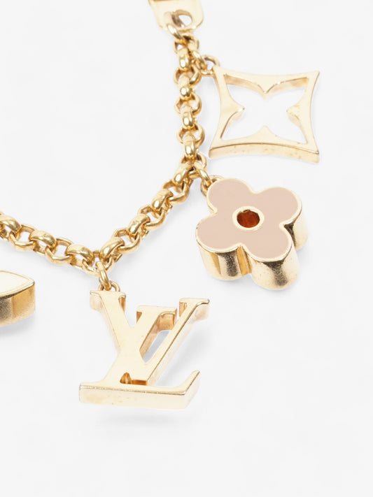 Louis Vuitton Monogram Bag Charm Gold Base Metal