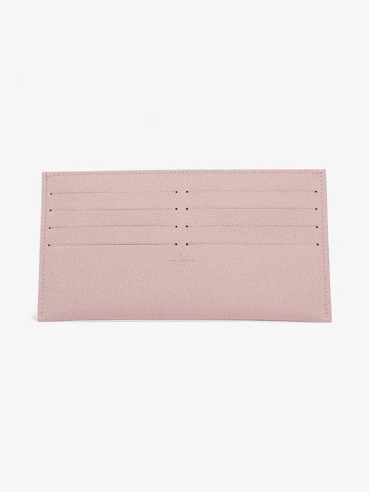 Louis Vuitton Felicie Card Holder Insert Rose Ballerine Leather