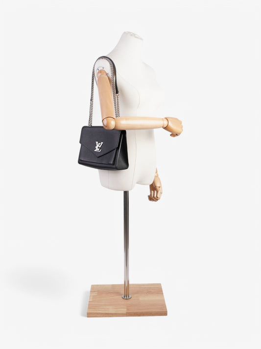 Louis Vuitton Mylockme Chain Bag Black Leather BB